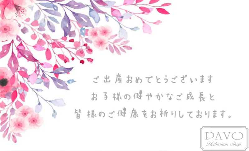 メッセージカード ギフトカード ご出産おめでとうございます お子様の健やかなご成長と皆様のご健康をお祈りしております。