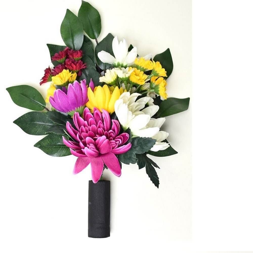 61l-gLuNvbL 萌木 お供え花 プリザ-ブドフラワー 仏花 お彼岸 仏壇 四十九日 法事 お盆 一周忌 月命日 お悔やみ お供え 造花