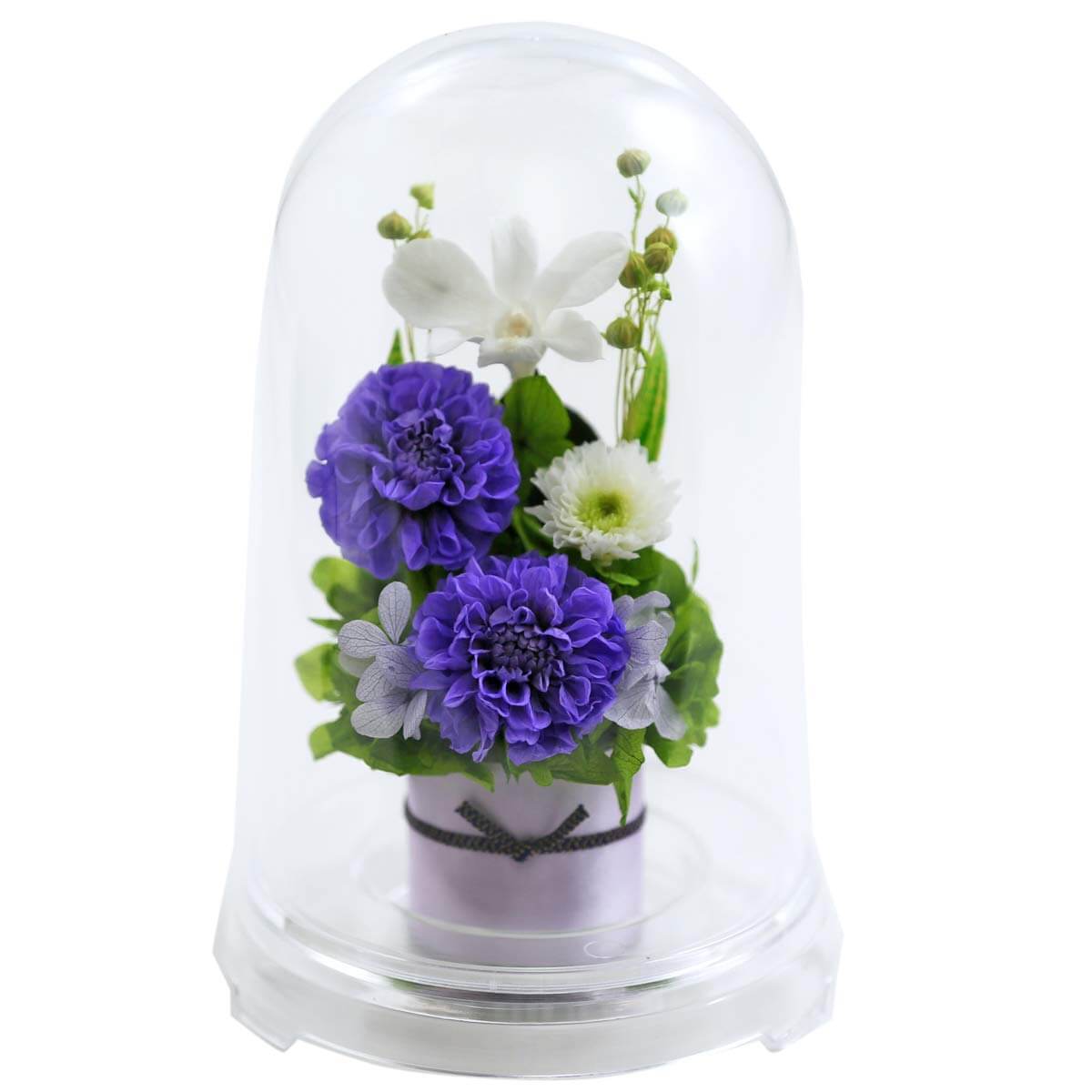 61ruBqt-mqL 萌木 お供え花 プリザ-ブドフラワー 仏花 お彼岸 仏壇 四十九日 法事 お盆 一周忌 月命日 お悔やみ お供え