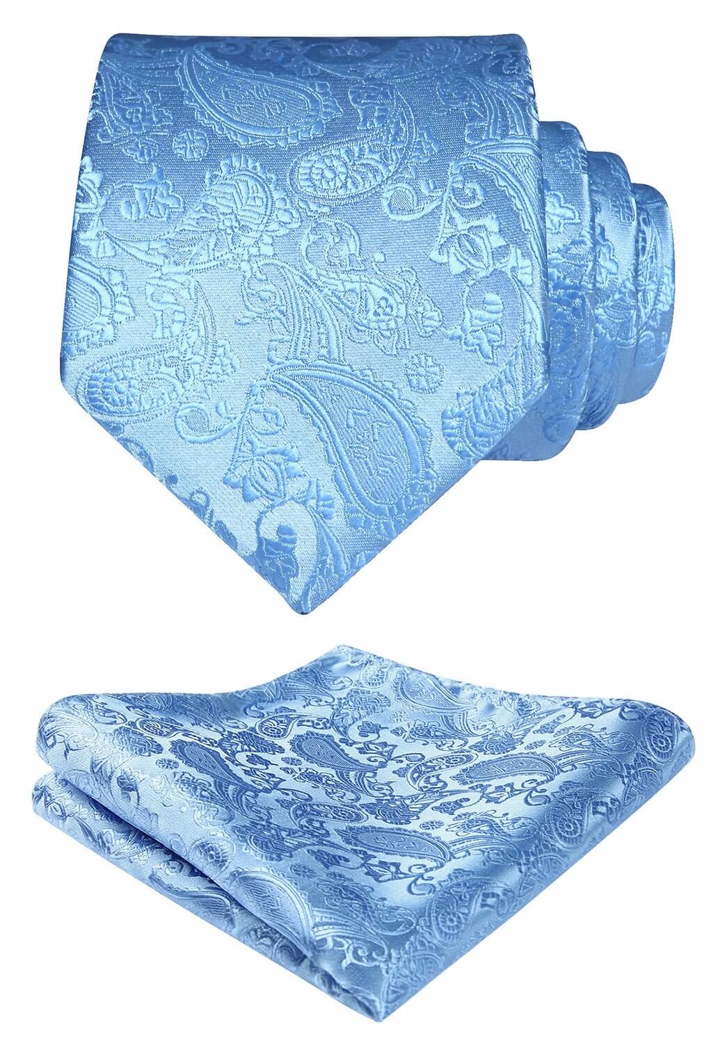 818qwtjKAHL 花がら メンズ 結婚式 ネクタイ セット おしゃれ 花柄 ペイズリー柄 青 ネクタイ チーフ セット 男性 プレゼント パーティー ファッション小物 父の日 ギフト 誕生日 誕生日プレゼント お父さん 旦那