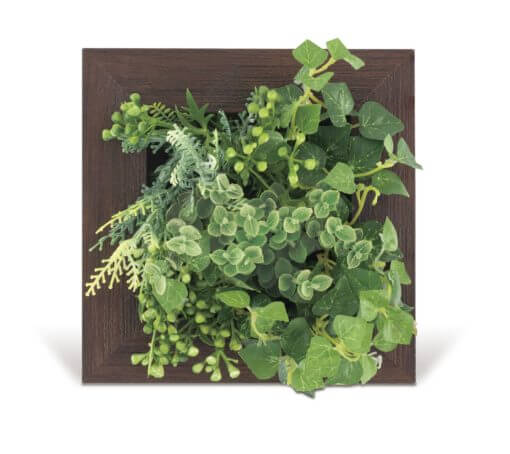 観葉植物 造花 ミニ インテリア 消臭 CT触媒 フェイクグリーン 人工 アーティフィシャルグリーン 植物 壁掛け 額 グリーンウォール