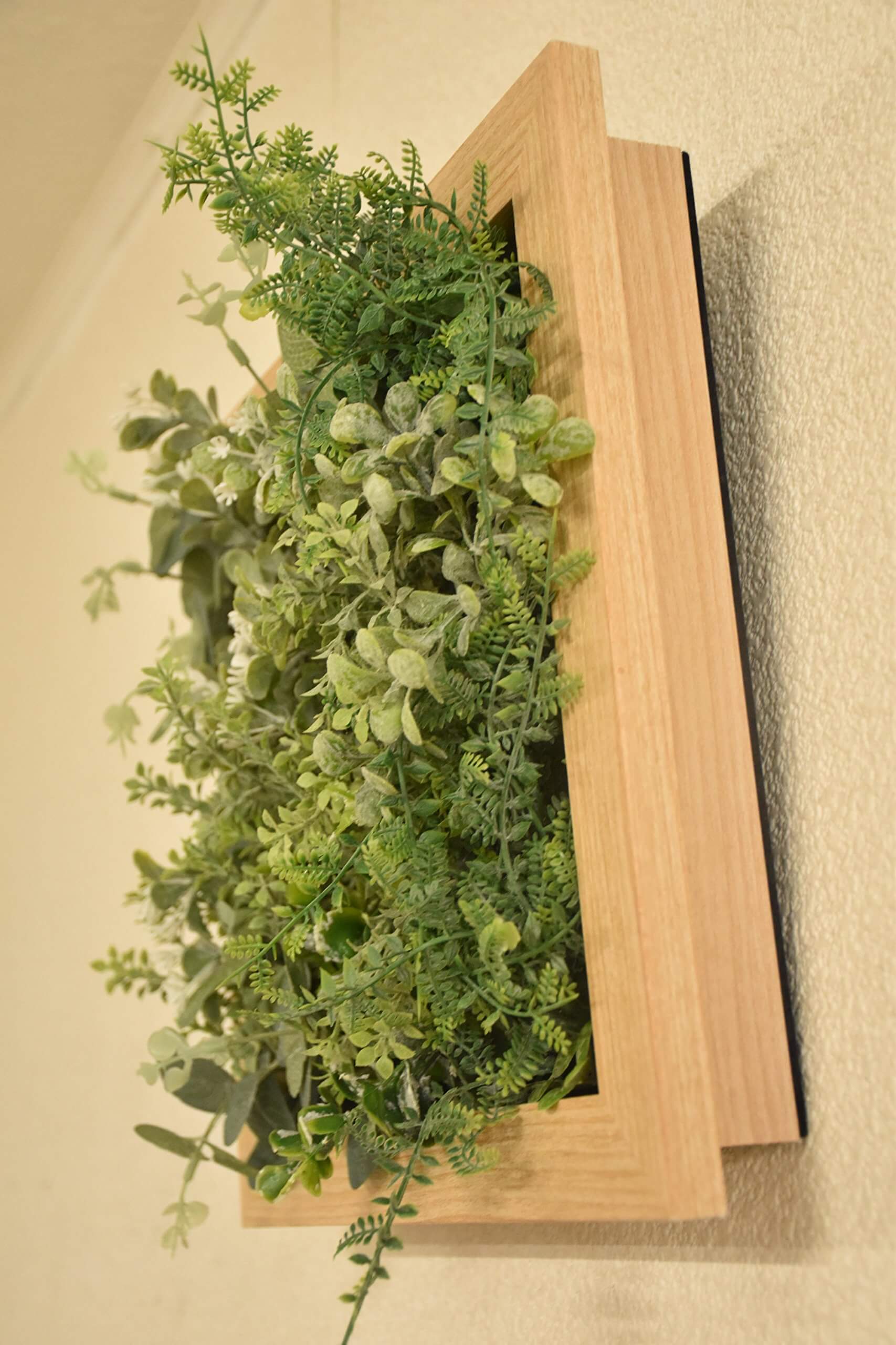 観葉植物 造花 ミニ インテリア 消臭 CT触媒 フェイクグリーン 人工 アーティフィシャルグリーン 植物 壁掛け 額 グリーンウォール