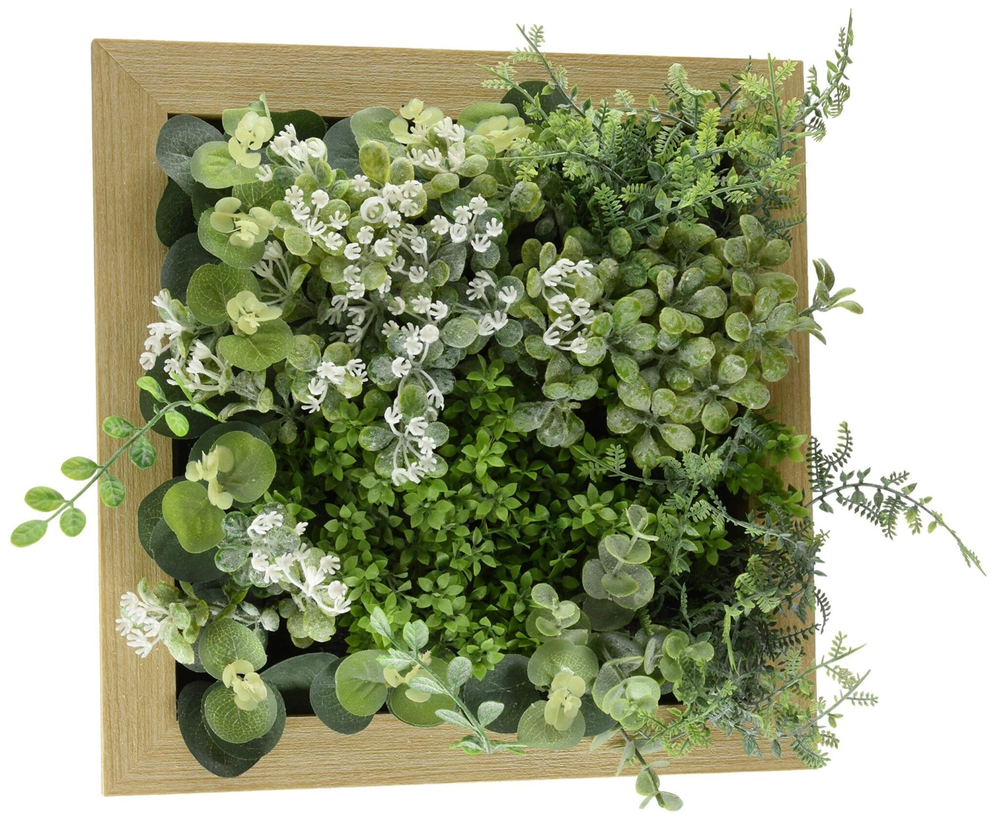 観葉植物 造花 ミニ インテリア 消臭 CT触媒 フェイクグリーン 人工 アーティフィシャルグリーン 植物 壁掛け 額 グリーンウォール