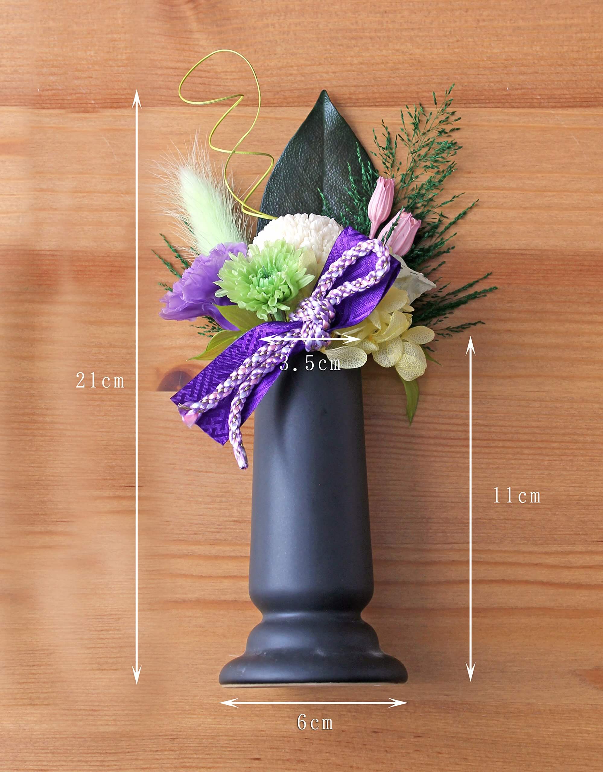 91LngRrMPxL 萌木 お供え花 プリザ-ブドフラワー 仏花 お彼岸 仏壇 四十九日 法事 お盆 一周忌 月命日 お悔やみ お供え