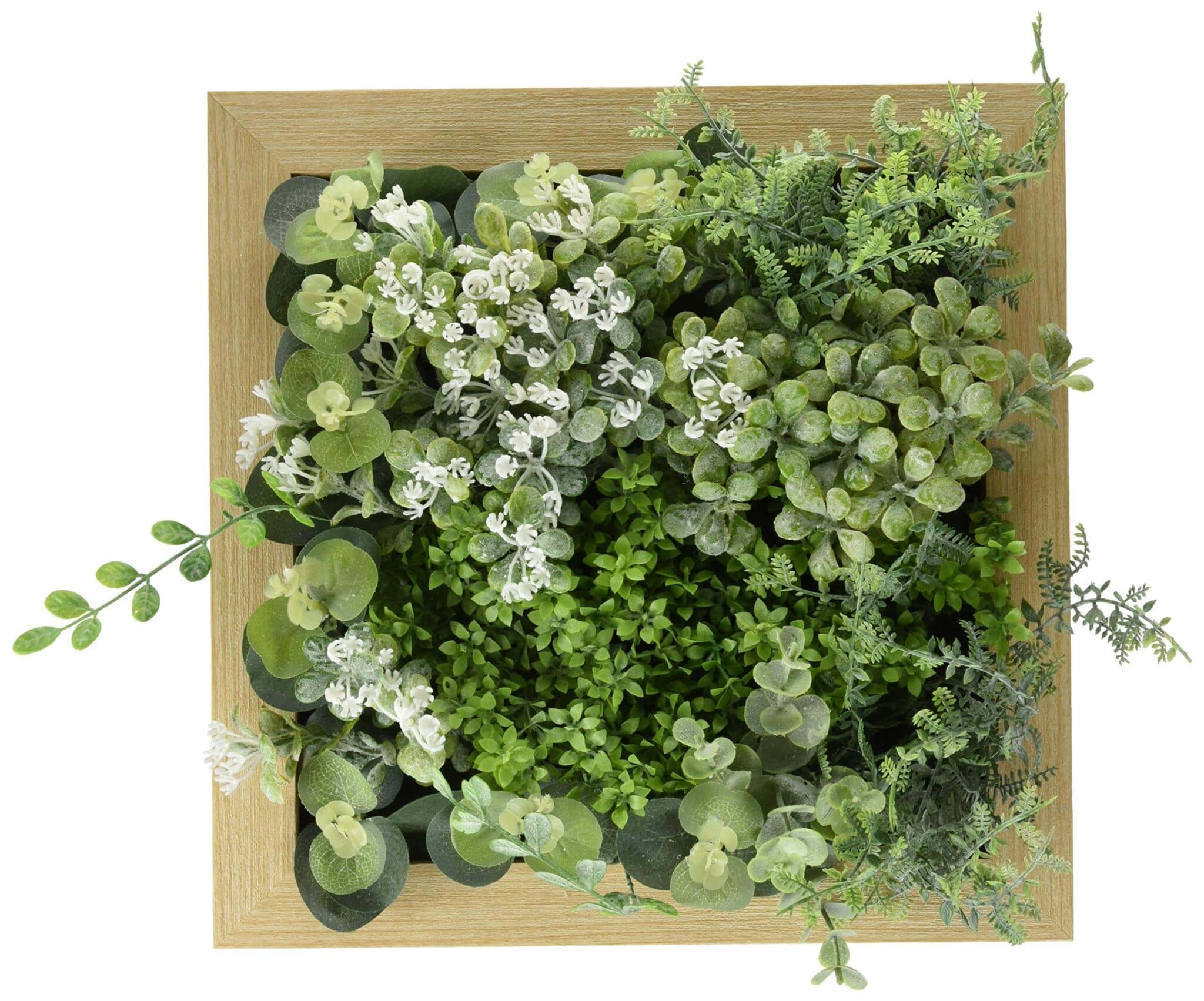 観葉植物 造花 ミニ インテリア 消臭 CT触媒 フェイクグリーン 人工 アーティフィシャルグリーン 植物 壁掛け 額 グリーンウォール