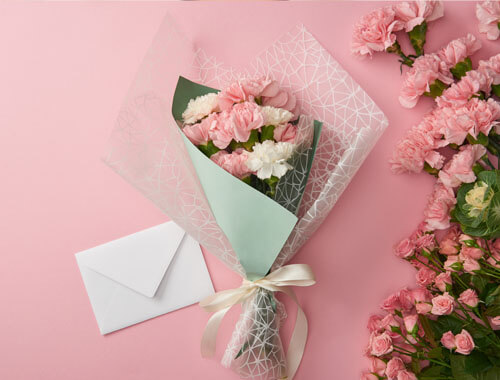 お花 メッセージカード 花 フラワー プレゼント ギフト 母 お母さん フラワーギフト 誕生日プレゼント 誕生日