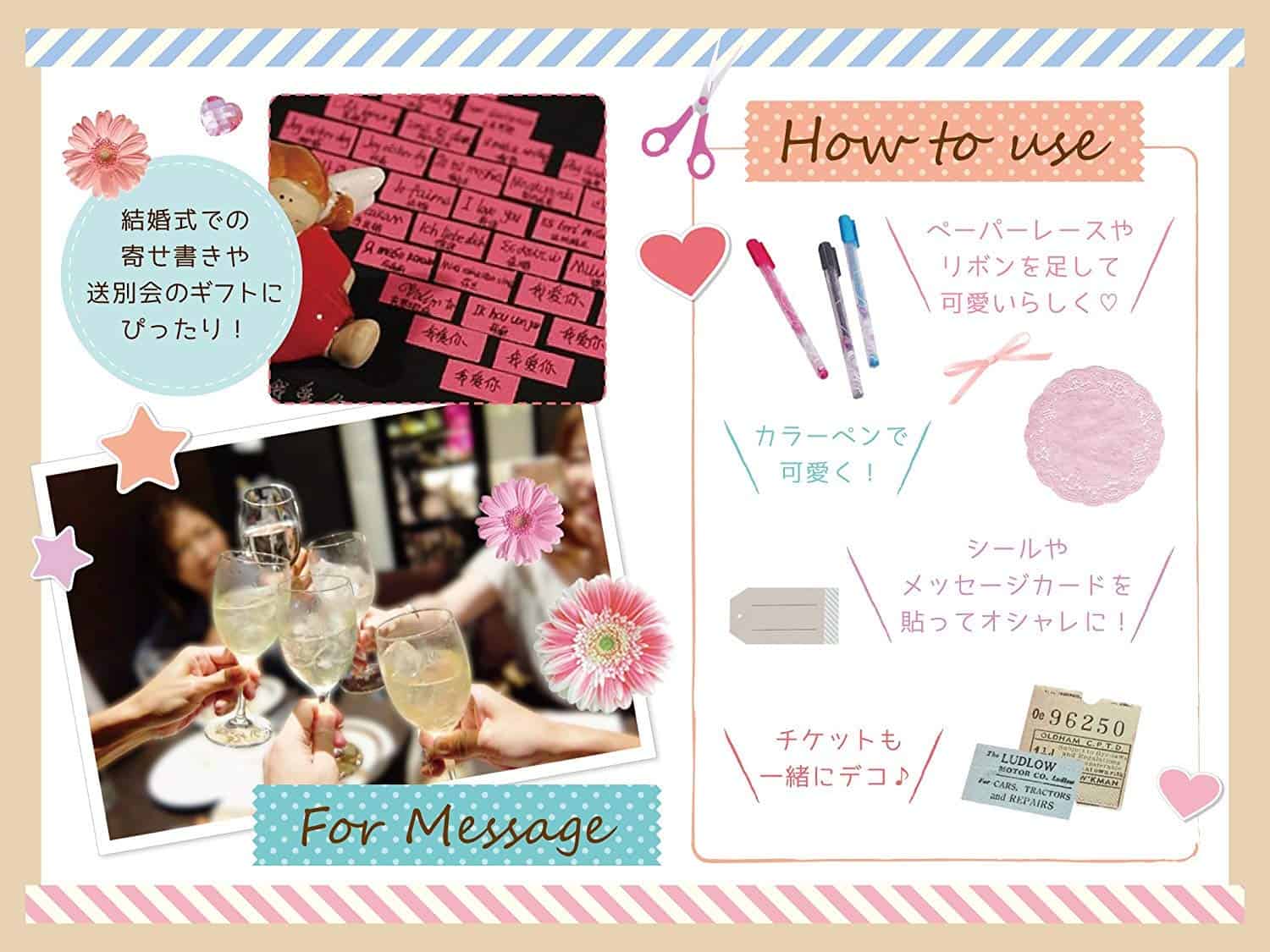 71Q6EEmWC-L 手作り ハンドメイド フォトアルバム 写真入れ フォト アルバム 素材 セット 記念 スクラップブック